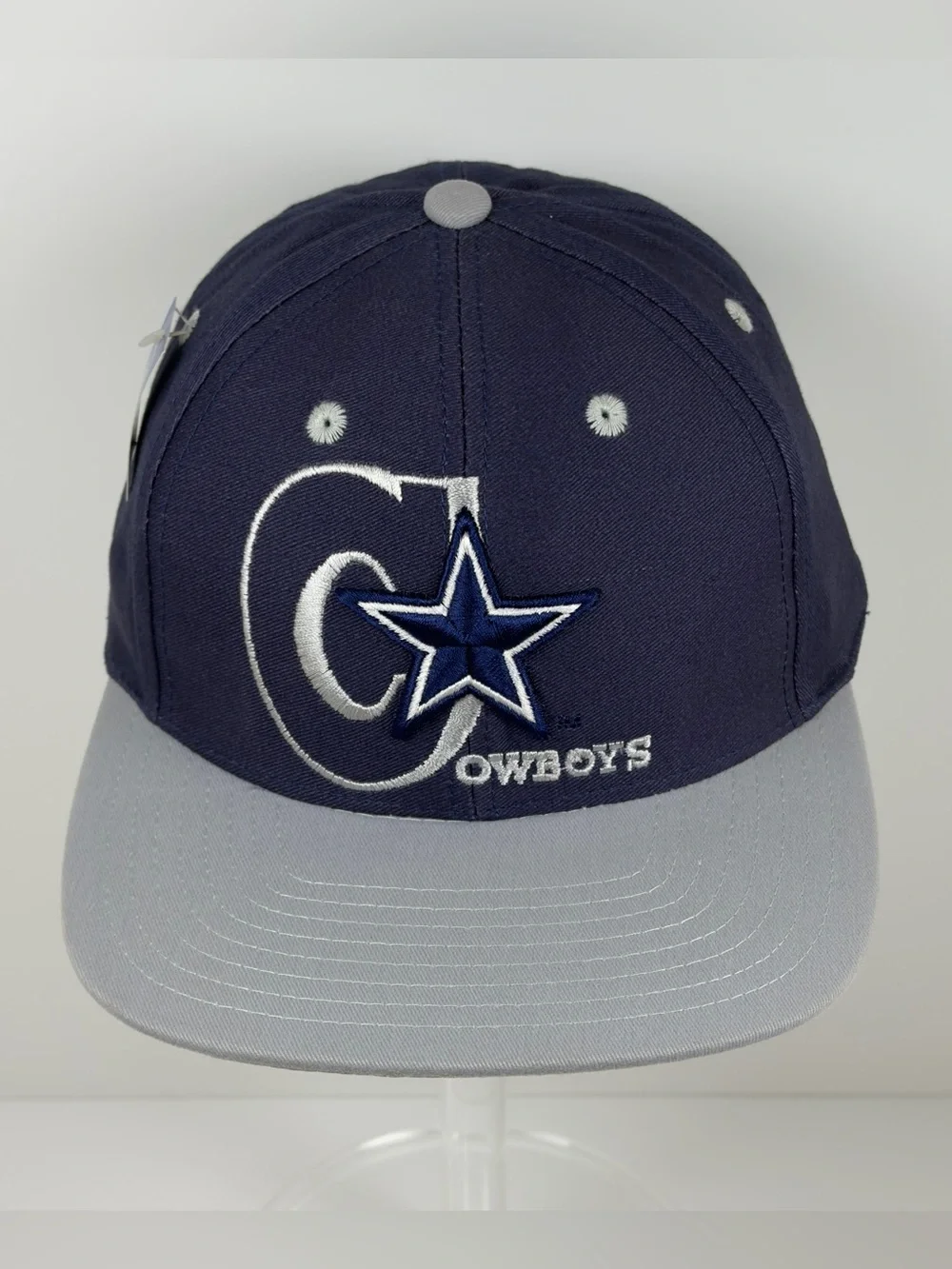 Vtg Dallas Cowboys Hat Annco Snapback Big Logo Team NFL 90s Deadstock NWT Blue